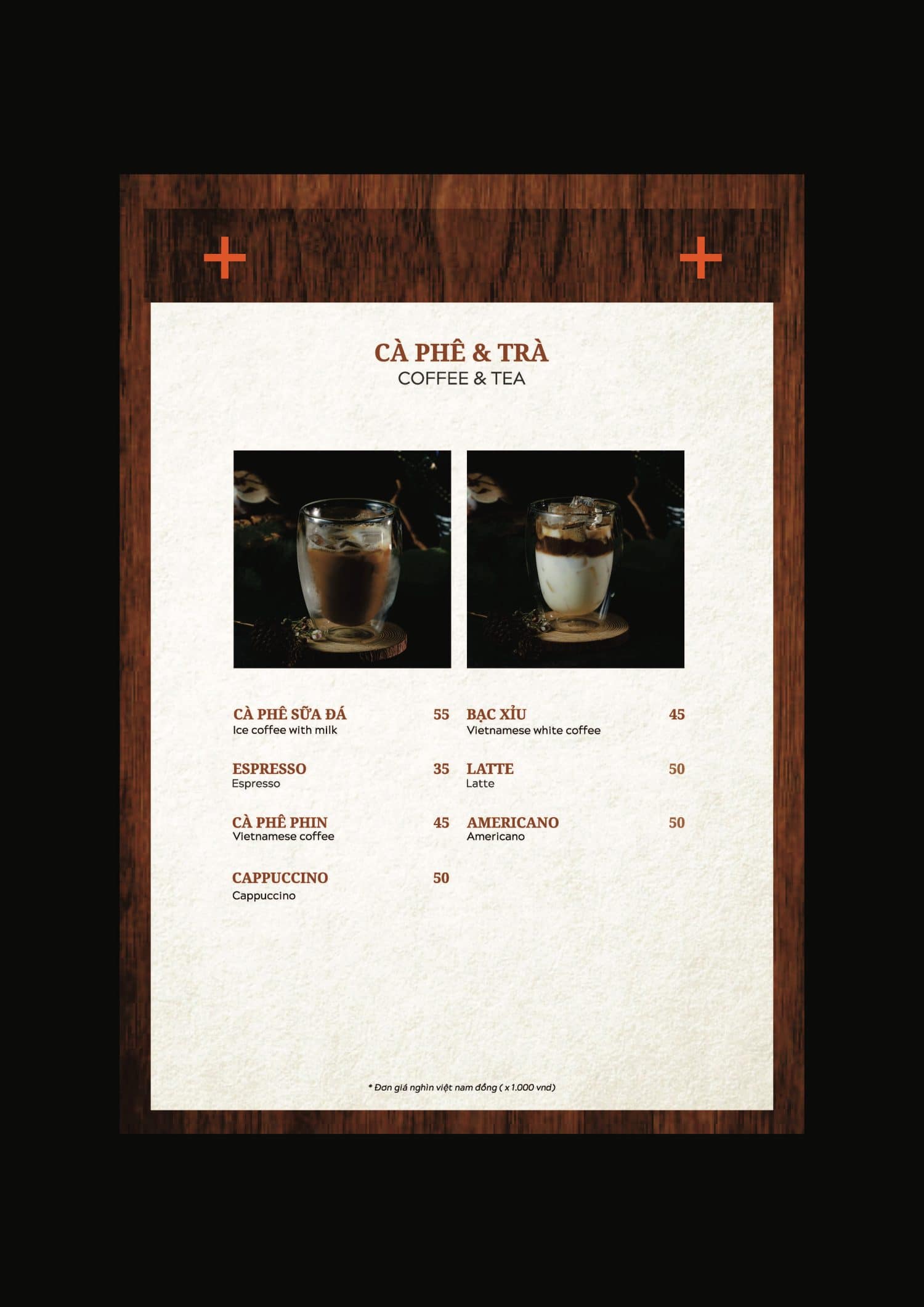 Ý Tưởng thiết kế menu cà phê và tạo điểm nhấn cho menu