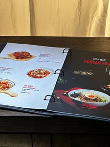 in menu bia cong 6