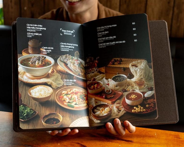 Một số loại menu phổ biến cho nhà hàng