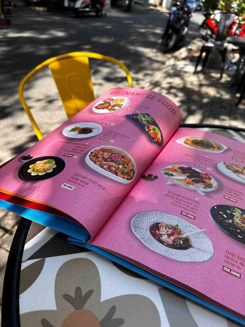 Một số loại menu phổ biến cho nhà hàng