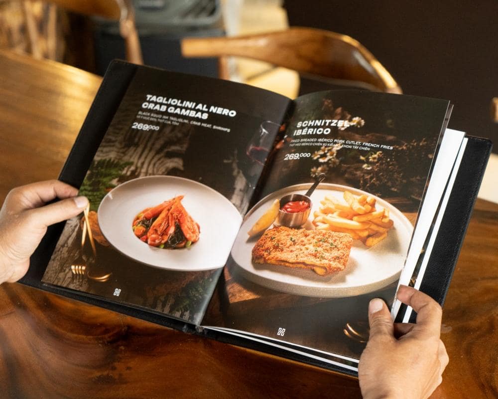 Một số loại menu phổ biến cho nhà hàng
